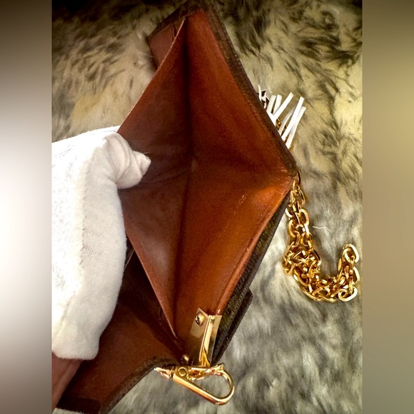 Louis Vuitton, compact zip wallet, handpainted re-created - Picture 4 of 16